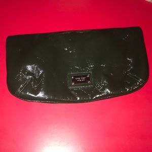 9West Clutch Pleather Forrest Green Used Once